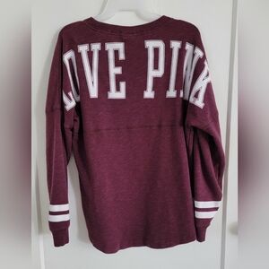 PINK Victoria's Secret Maroon Spirit Jersey